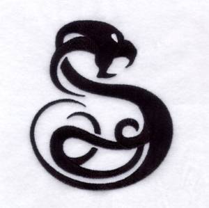 Picture of Asian Dragon #1 Machine Embroidery Design