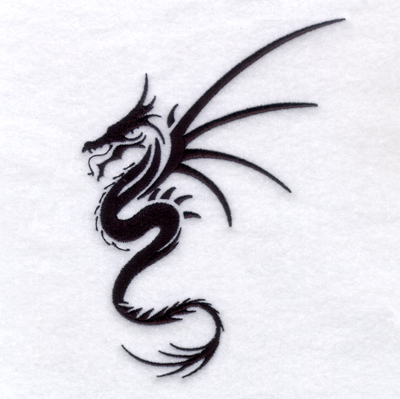 Asian Dragon #2 Machine Embroidery Design