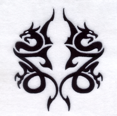 Asian Dragon #3 Machine Embroidery Design