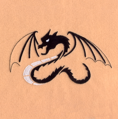 Asian Dragon #4 Machine Embroidery Design
