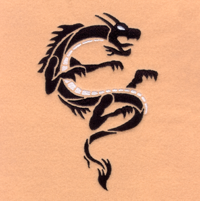 Asian Dragon #6 Machine Embroidery Design
