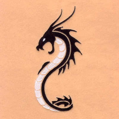 Asian Dragon #7 Machine Embroidery Design