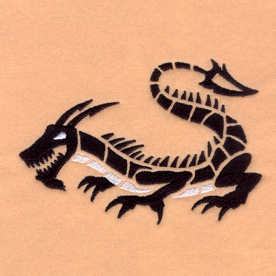 Asian Dragon #8 Machine Embroidery Design