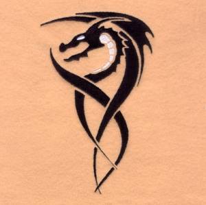 Picture of Asian Dragon #9 Machine Embroidery Design
