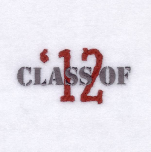Picture of Class of 12 Machine Embroidery Design