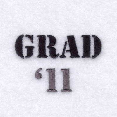 Grad 11 Machine Embroidery Design