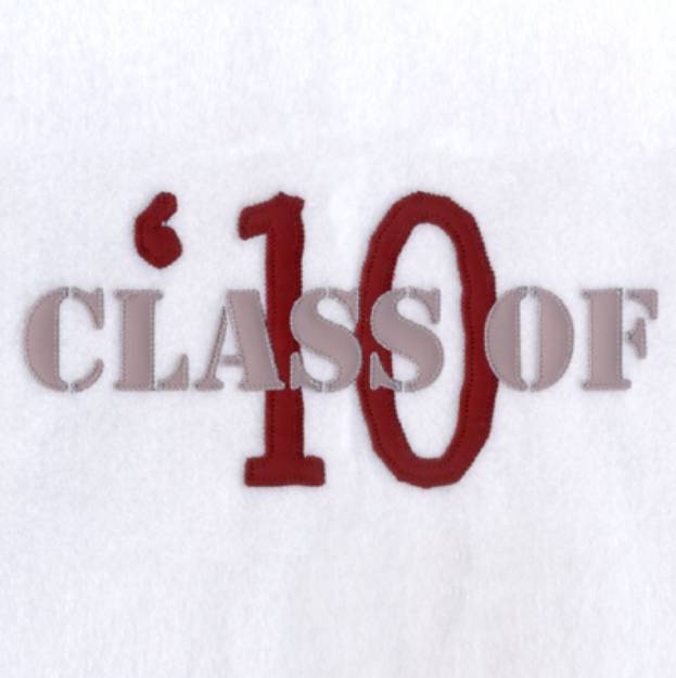 Picture of Class of 10 Appliqué Machine Embroidery Design