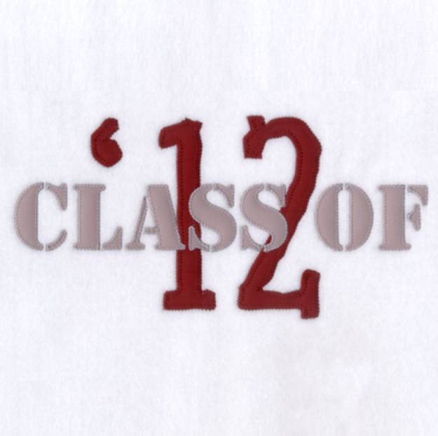 Picture of Class of 12 Appliqué Machine Embroidery Design