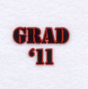 Picture of Grad 2 11 Machine Embroidery Design