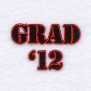 Picture of Grad 2 12 Machine Embroidery Design