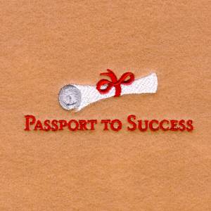 Picture of Passport to Success Machine Embroidery Design