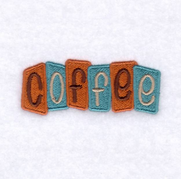 Picture of Retro Coffee Machine Embroidery Design