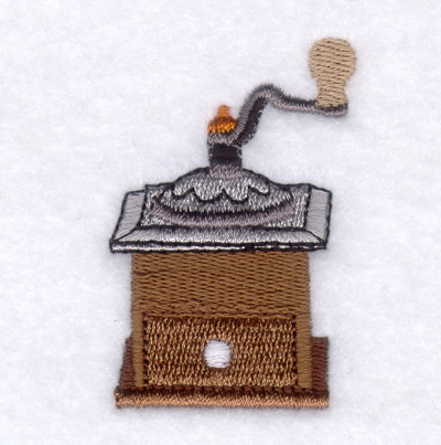 Coffee Grinder Machine Embroidery Design