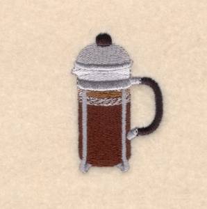 Picture of French Press Machine Embroidery Design