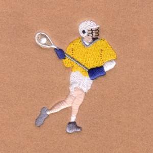 Picture of Lacrosse Player #1 Machine Embroidery Design