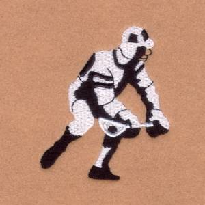 Picture of Lacrosse Player #2 Machine Embroidery Design