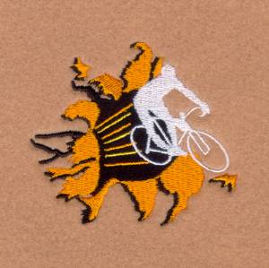 Picture of Cycling Blast Machine Embroidery Design