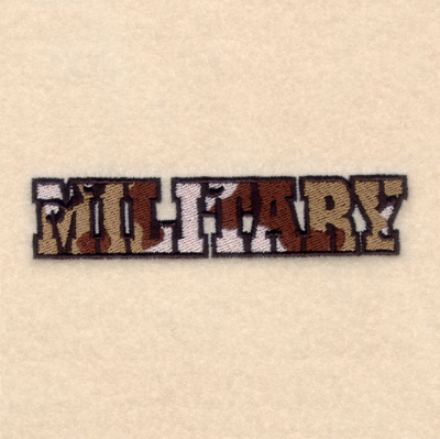 Military Small Machine Embroidery Design