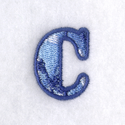 Camo C Machine Embroidery Design