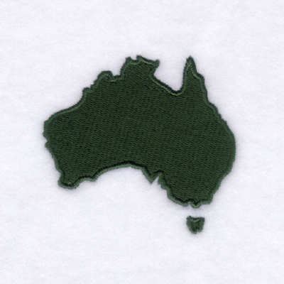 Australia Filled Machine Embroidery Design