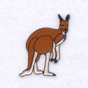 Picture of Red Kangaroo Machine Embroidery Design