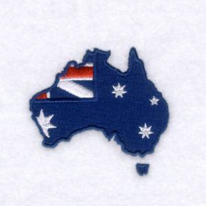 Picture of Australian Country Flag Machine Embroidery Design