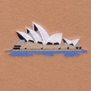 Picture of Sydney Opera House Machine Embroidery Design