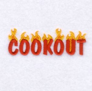 Picture of Cookout Machine Embroidery Design