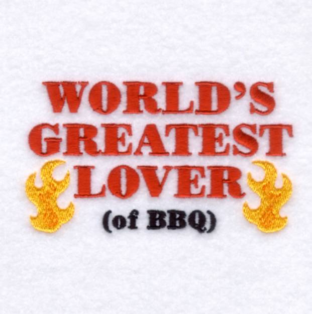 Picture of Lover of BBQ Machine Embroidery Design