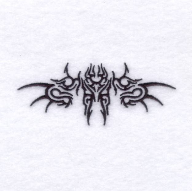 Picture of Bat Tattoo Machine Embroidery Design