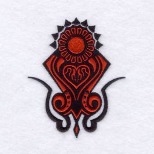 Picture of Sun Tattoo Machine Embroidery Design