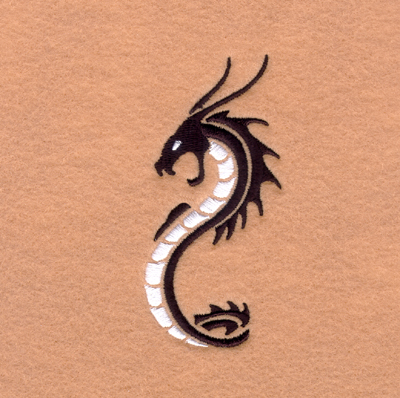 Asian Dragon #7 Small Machine Embroidery Design