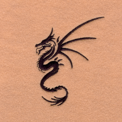 Asian Dragon #2 Small Machine Embroidery Design