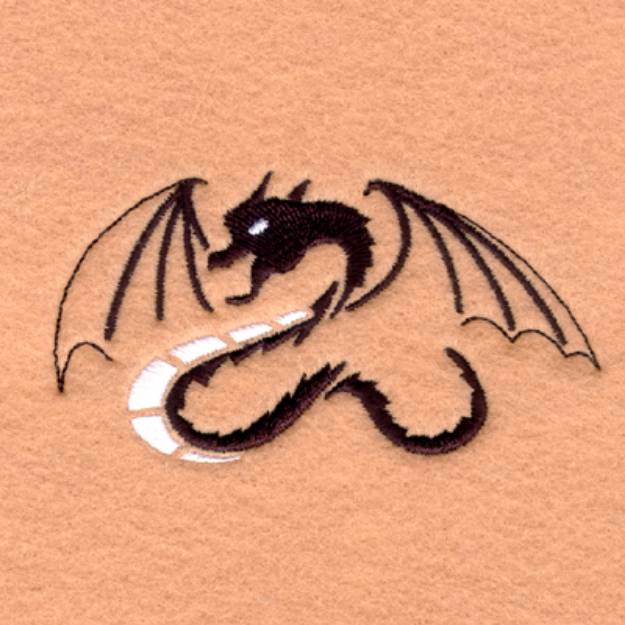 Picture of Asian Dragon #4 Small Machine Embroidery Design