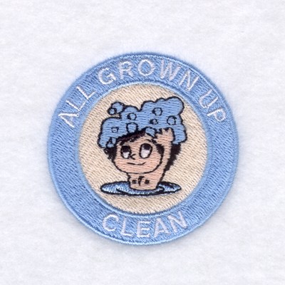 Grown Up Clean Machine Embroidery Design