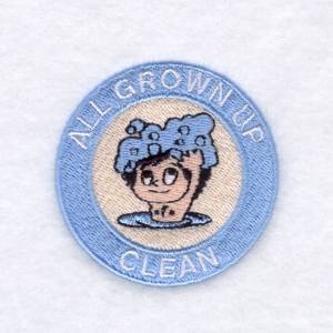 Picture of Grown Up Clean Machine Embroidery Design