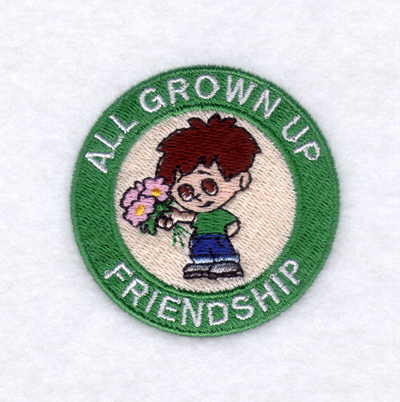 Grown Up Friendship Machine Embroidery Design