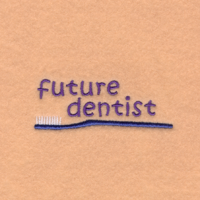 Future Dentist Machine Embroidery Design