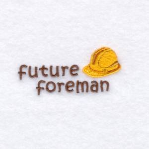 Picture of Future Foreman Machine Embroidery Design