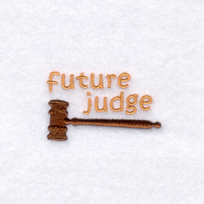 Future Judge Machine Embroidery Design