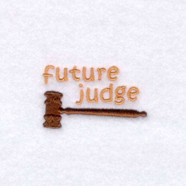 Picture of Future Judge Machine Embroidery Design