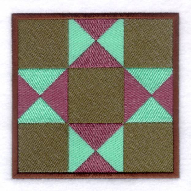 Picture of Geometric Square 6 Machine Embroidery Design