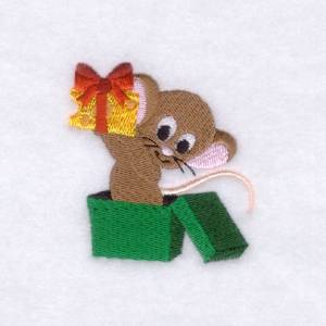 Picture of Mouse Cheese Gift Machine Embroidery Design