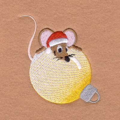 Decorating Mouse Machine Embroidery Design