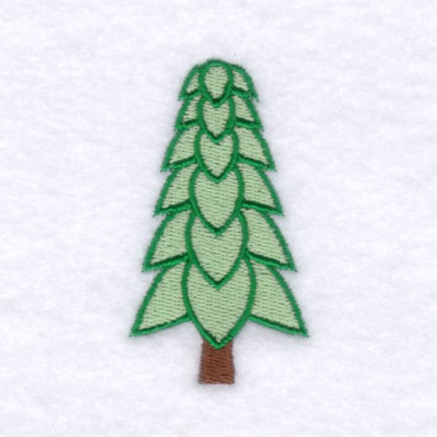 Picture of Stacked Tree Machine Embroidery Design