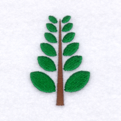 Point Tree Two Machine Embroidery Design