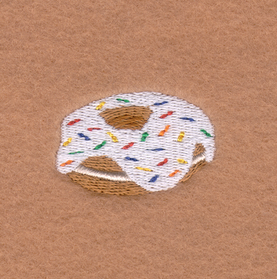 Sprinkle Doughnut Machine Embroidery Design