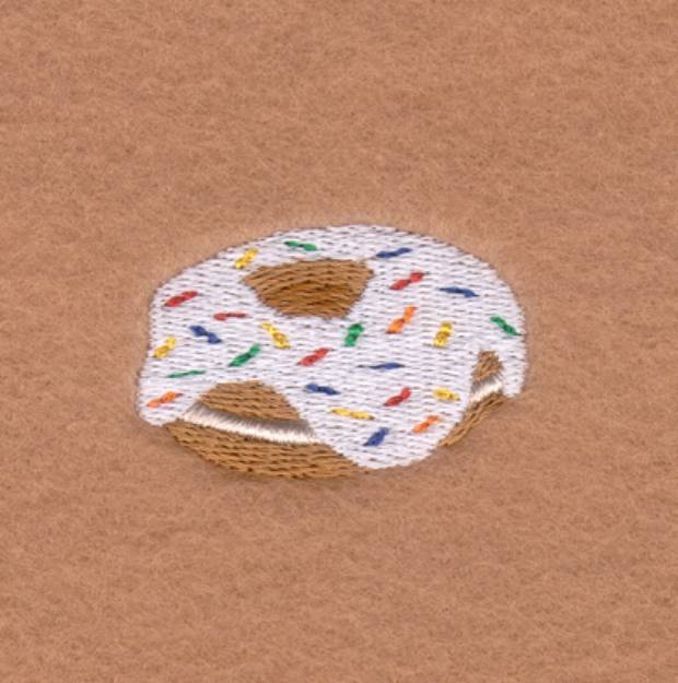 Picture of Sprinkle Doughnut Machine Embroidery Design