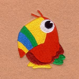 Picture of Peter Parrot Machine Embroidery Design
