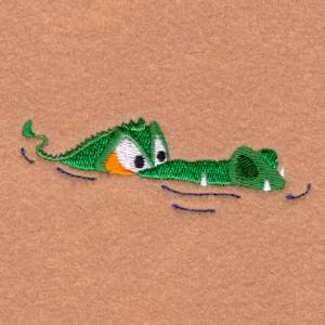 Picture of Carl Crocodile Machine Embroidery Design